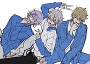 ex_albio fuwa_minato kuzuha_(nijisanji) (nijisanji) drawn by kesiks0616