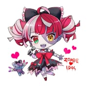 kureiji_ollie kureiji_ollie_(1st_costume) udin_(kureiji_ollie) (hololive hololive_indonesia) drawn by terimuku