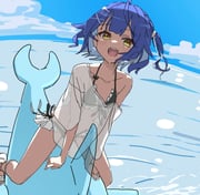 amamiya_kokoro amamiya_kokoro_(7th_costume) (nijisanji) drawn by oninome_tsuki