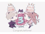 akabane_youko akabane_youko_(1st_costume) kanae_(8th_costume)_(nijisanji) kanae_(nijisanji) (nijisanji) drawn by so_nagi_(artist)