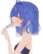 amamiya_kokoro amamiya_kokoro_(7th_costume) (nijisanji) drawn by p_kotai