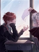 kuzuha_(nijisanji) lauren_iroas (nijisanji) drawn by todose