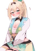 kazama_iroha kazama_iroha_(1st_costume) (hololive) drawn by tepenchi