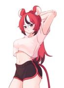 hakos_baelz (hololive hololive_english) drawn by iennie