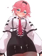 takane_lui takane_lui_(1st_costume) (hololive) drawn by tepenchi