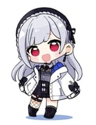 hakase_fuyuki (nijisanji) drawn by nozo_(hitomiz)