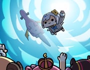 amane_kanata amane_kanata_(1st_costume) himemori_luna kiryu_coco kiryu_coco_(dragon) tokoyami_towa tsunomaki_watame (hololive) drawn by keenbiscuit