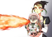 hanabatake_chaika hanabatake_chaika_(1st_costume) togawa_nonoha (nijisanji) drawn by momumimamomu