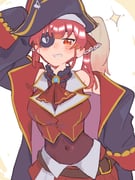 houshou_marine houshou_marine_(1st_costume) (hololive) drawn by rddumpling