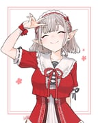 elu_(8th_costume)_(nijisanji) elu_(nijisanji) (nijisanji) drawn by takuji_yuusaku