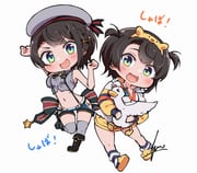 oozora_subaru oozora_subaru_(loungewear) oozora_subaru_(suspenders) subaru_duck (hololive) drawn by kuno_(kc9s)