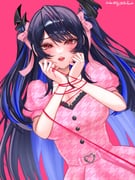 nerissa_ravencroft (hololive hololive_english oyomeholic_(nerissa_ravencroft)) drawn by uji10ukifune