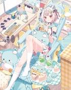 hayama_marin hayama_marin_(3rd_costume) (nijisanji) drawn by misumi_(macaroni)