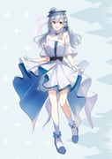 hakase_fuyuki hakase_fuyuki_(9th_costume) (nijisanji) drawn by kotorime_(kmizuq1)