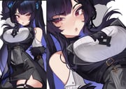 nerissa_ravencroft nerissa_ravencroft_(1st_costume) (hololive hololive_english) drawn by suliavtuber