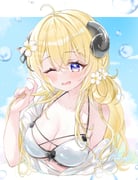 tsunomaki_watame (hololive) drawn by kan_(kan0108)