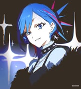 hoshimachi_suisei (hololive primadonna_(hoshimachi_suisei)) drawn by ligton1225