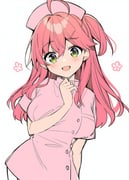 sakura_miko (hololive) drawn by kuronekoron