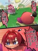 ange_katrina kirby sakura_miko whispy_woods (hololive kirby_(series) kirby_air_ride kirby_air_riders nijisanji) drawn by harumina_mau