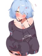 yukihana_lamy yukihana_lamy_(cyber) (hololive) drawn by tepenchi