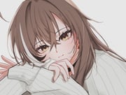 nanashi_mumei nanashi_mumei_(casual) (hololive hololive_english) drawn by saltdcrmell