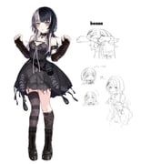shiori_novella shiori_novella_(1st_costume) (hololive hololive_english) drawn by gloryaldelly