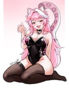 raora_panthera (hololive hololive_english) drawn by hinnoli