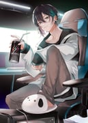 mayuzumi_kai mayuzumi_kai_(1st_costume) (nijisanji) drawn by aopon16