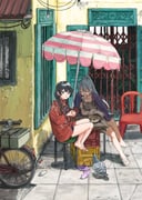 higuchi_kaede tsukino_mito (nijisanji) drawn by koze_niire