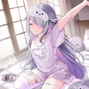 koseki_bijou koseki_bijou_(pebble_pajamas) pebble_(koseki_bijou) (hololive hololive_english) drawn by shirohodo