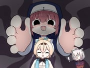 houshou_marine houshou_marine_(nun) kazama_iroha kazama_iroha_(1st_costume) shirakami_fubuki (hololive) drawn by fong_(fongthe0125)