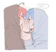 hoshimachi_suisei sakura_miko (hololive) drawn by sakgi