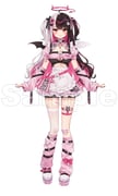 yorumi_rena yorumi_rena_(16th_costume) (nijisanji) drawn by shu_bii