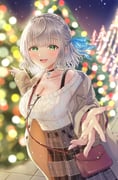 shirogane_noel shirogane_noel_(casual) (hololive) drawn by yuzu_hirari