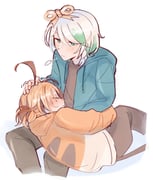 cecilia_immergreen gigi_murin (hololive hololive_english) drawn by sticker_sr