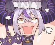 aki_rosenthal aki_rosenthal_(holonatsu_paradise) la+_darknesss la+_darknesss_(1st_costume) (hololive kobayashi-san_chi_no_maidragon) drawn by kukie-nyan