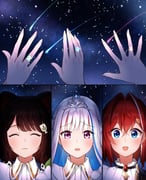 ange_katrina inui_toko lize_helesta (nijisanji) drawn by hachi_82