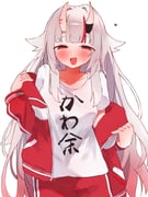 nakiri_ayame nakiri_ayame_(cutie_jersey) (hololive) drawn by tepenchi