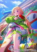 aki_rosenthal aki_rosenthal_(gaming_casual) rosen-tai (hololive) drawn by mucchiri_shiitake