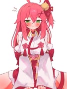 sakura_miko sakura_miko_(1st_costume) (hololive) drawn by tepenchi