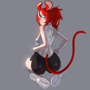 hakos_baelz (hololive hololive_english) drawn by hikamio