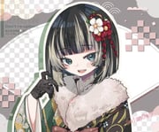 juufuutei_raden juufuutei_raden_(new_year) (hololive hololive_dev_is) drawn by satsuki_atan