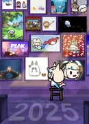 ceres_fauna dooby ebi-chan_(gawr_gura) gawr_gura kaniki_(sameko_saba) mori_calliope nanashi_mumei nanashi_mumei_(1st_costume) ninomae_ina'nis raora_panthera sameko_saba sameko_saba_(halloween) sameko_saba_(roommate) takanashi_kiara watson_amelia (clannad dango_daikazoku hololive hololive_english indie_virtual_youtuber peak_(game) sousou_no_frieren the_creation_of_adam) drawn by sutee_c