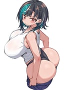 rindo_chihaya rindo_chihaya_(1st_costume) (hololive hololive_dev_is) drawn by sakanaya_(sakanaya952)