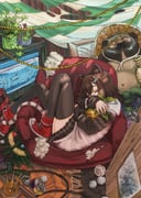 fumino_tamaki fumino_tamaki_(1st_costume) (nijisanji) drawn by koze_niire