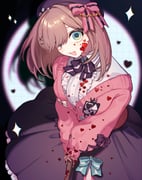 suzuhara_lulu suzuhara_lulu_(1st_costume) (nijisanji) drawn by hewdrawobake