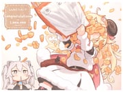 shishiro_botan shishiro_botan_(1st_costume) tsunomaki_watame tsunomaki_watame_(1st_costume) (hololive) drawn by kozato_(yu_kozato)