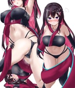 azki_(1st_costume)_(hololive) azki_(hololive) (hololive) drawn by tomohiro_(duo)