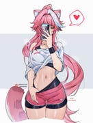 raora_panthera (hololive hololive_english) drawn by keisea