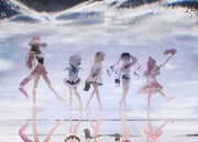 amane_kanata amane_kanata_(1st_costume) himemori_luna himemori_luna_(1st_costume) kiryu_coco kiryu_coco_(1st_costume) tokoyami_towa tokoyami_towa_(1st_costume) tsunomaki_watame tsunomaki_watame_(1st_costume) (hololive) drawn by maymea